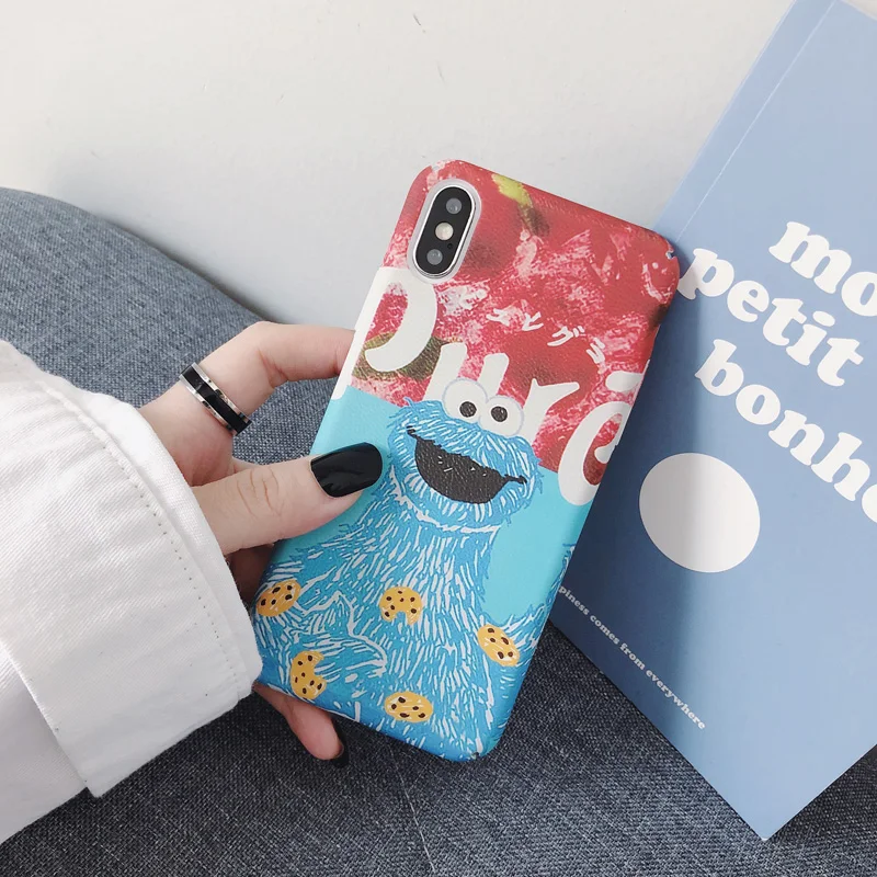 Модный чехол для мобильного телефона с милым мультяшным принтом allinos IPhone X XS XR XSMax 8