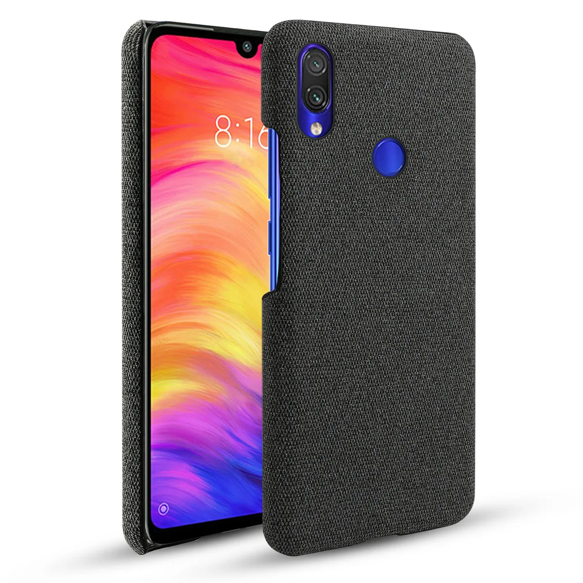 Чехол CASEWIN для Xiaomi Redmi Note 7 Pro тонкий тканевый жесткий чехол телефона с защитой от