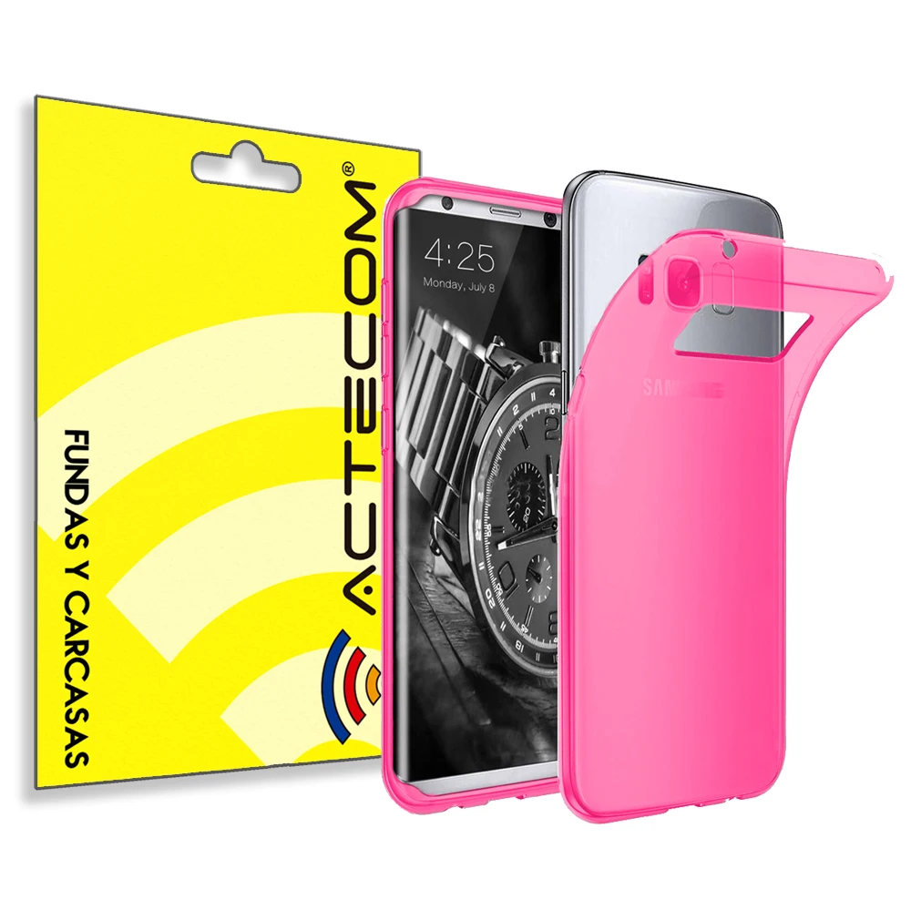 ACTECOM FUNDA GEL Termoplastic для SAMSUNG S8 EDGE + ROSA ULTRA SLIM|Корпусы и рамки мобильных телефонов| |