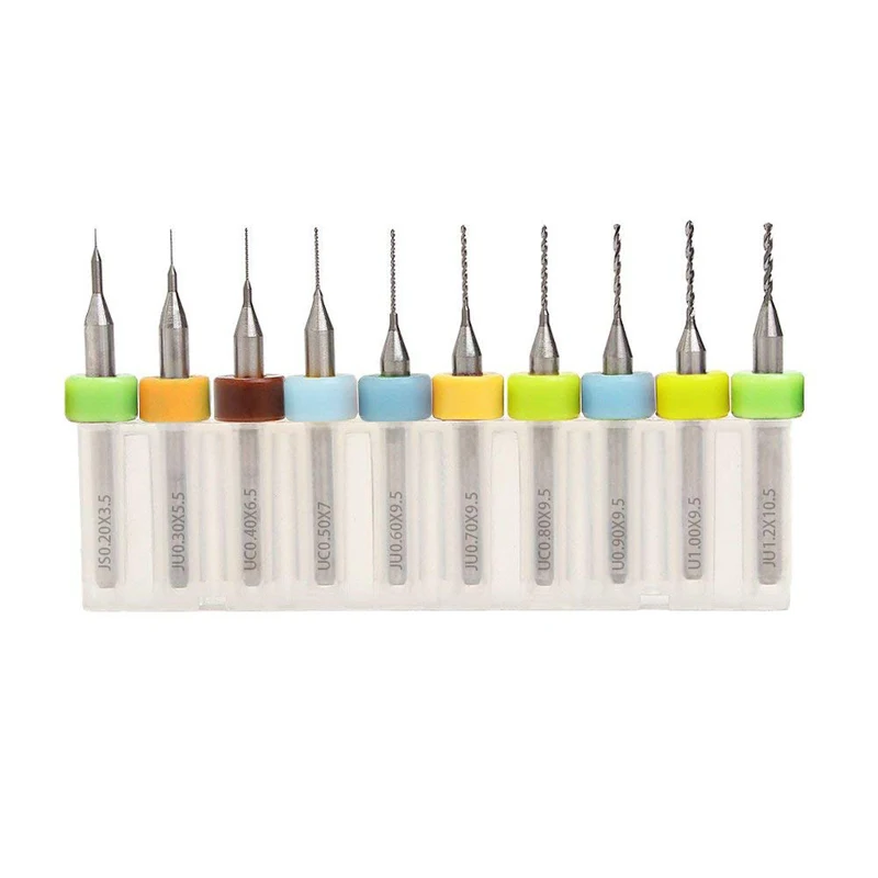Aokin 10pcs 3D Printer 0.2-1.2mm Nozzle Cleaning Drill Bits For Extruder Reprap Accessories Mk7 Mk8 Print | Компьютеры и офис