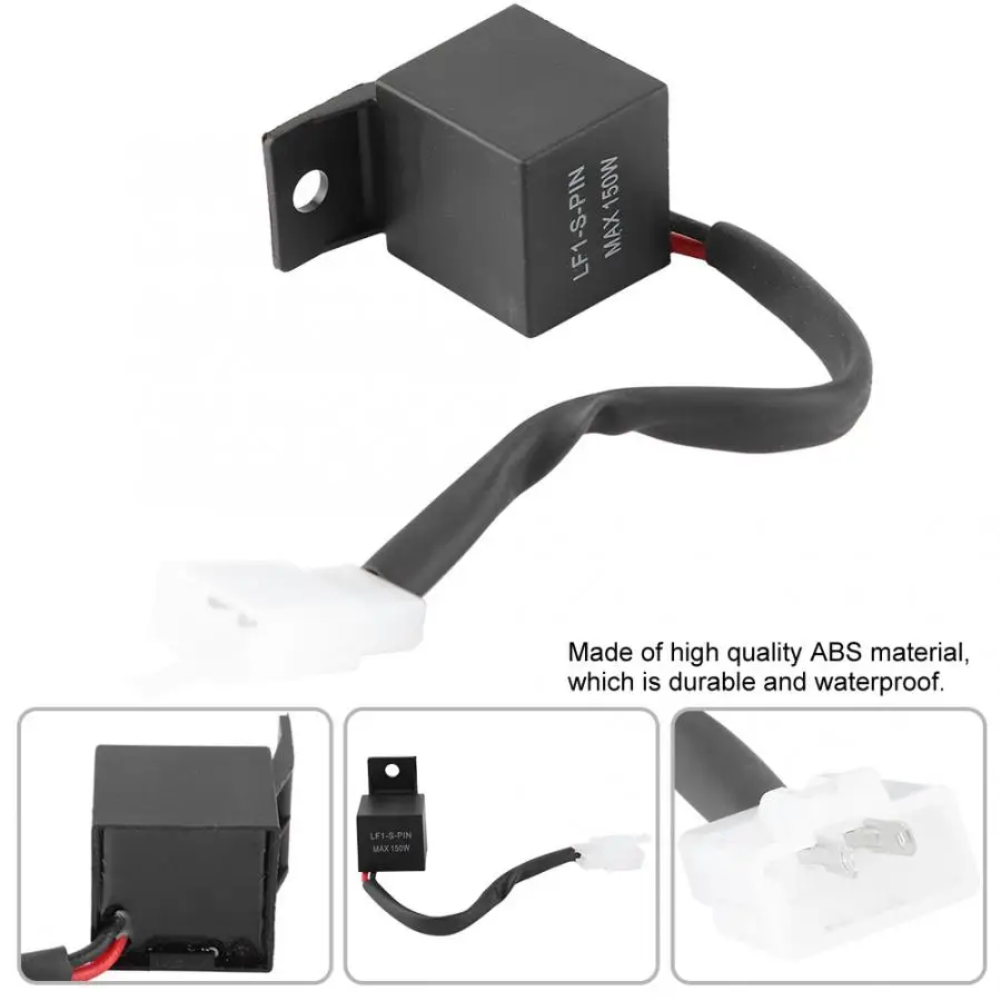 12A 2Pin электронный светодиодный проблесковый маячок реле Поворотная сигнальная