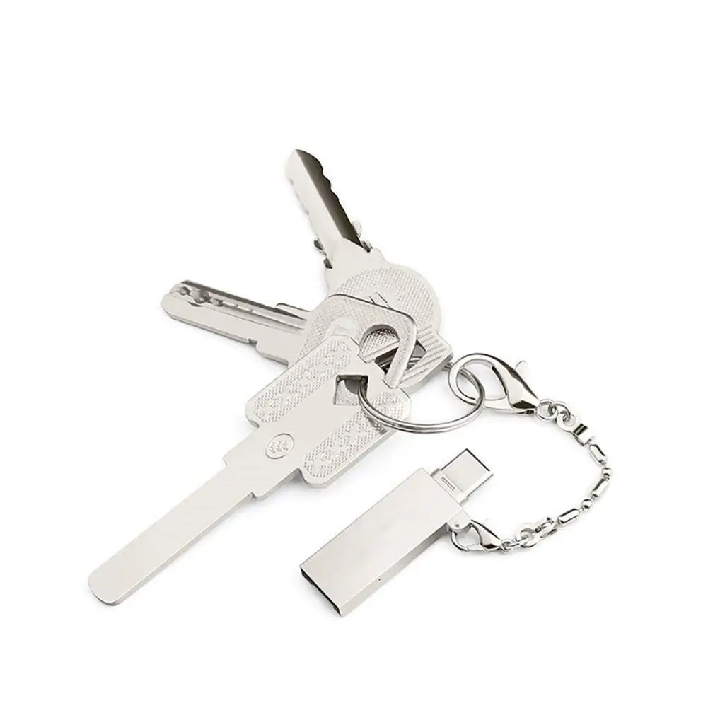 Кардридер 2 в 1 из алюминиевого сплава USB 3 Type C/USB 0 TF/Micro SD подходит для телефонов и