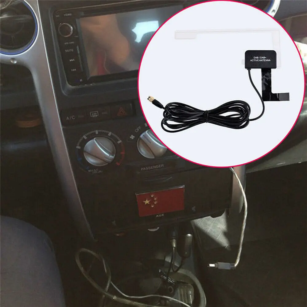Универсальное DAB цифровое автомобильное радио антенна стеклянное крепление для
