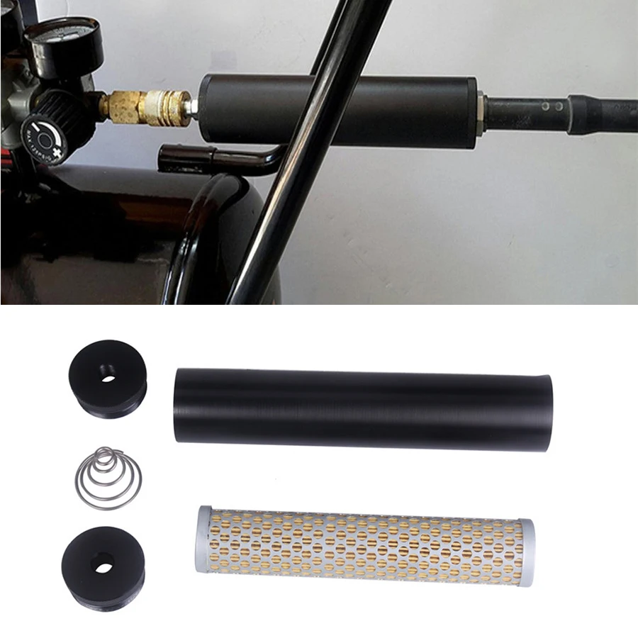 

Universal New Fuel Filter 5/8-24 1/2" Bore Billet Aluminum Low Profile 5/8"-24