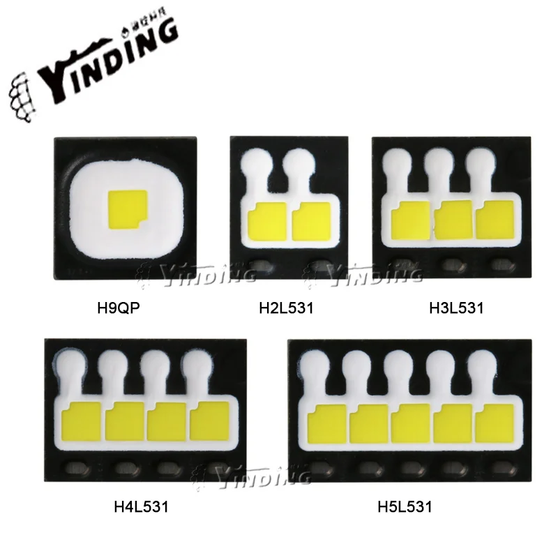 5 шт. OSRAM LUW HWQP H5L531. TE 5-22 Вт светодиодный излучатель холодный белый Высокая мощность светодиодный светильник бусины фары автомобиля фитиль с 20 мм Медь PCB