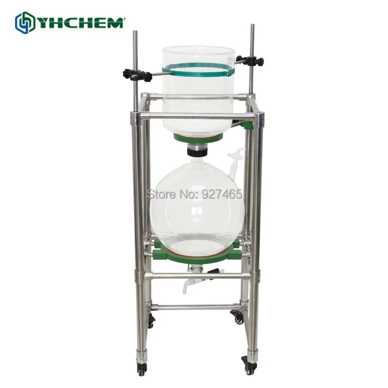 Новый 20 л химический стеклянный вакуумный фильтрующий аппарат YHChem для процесса