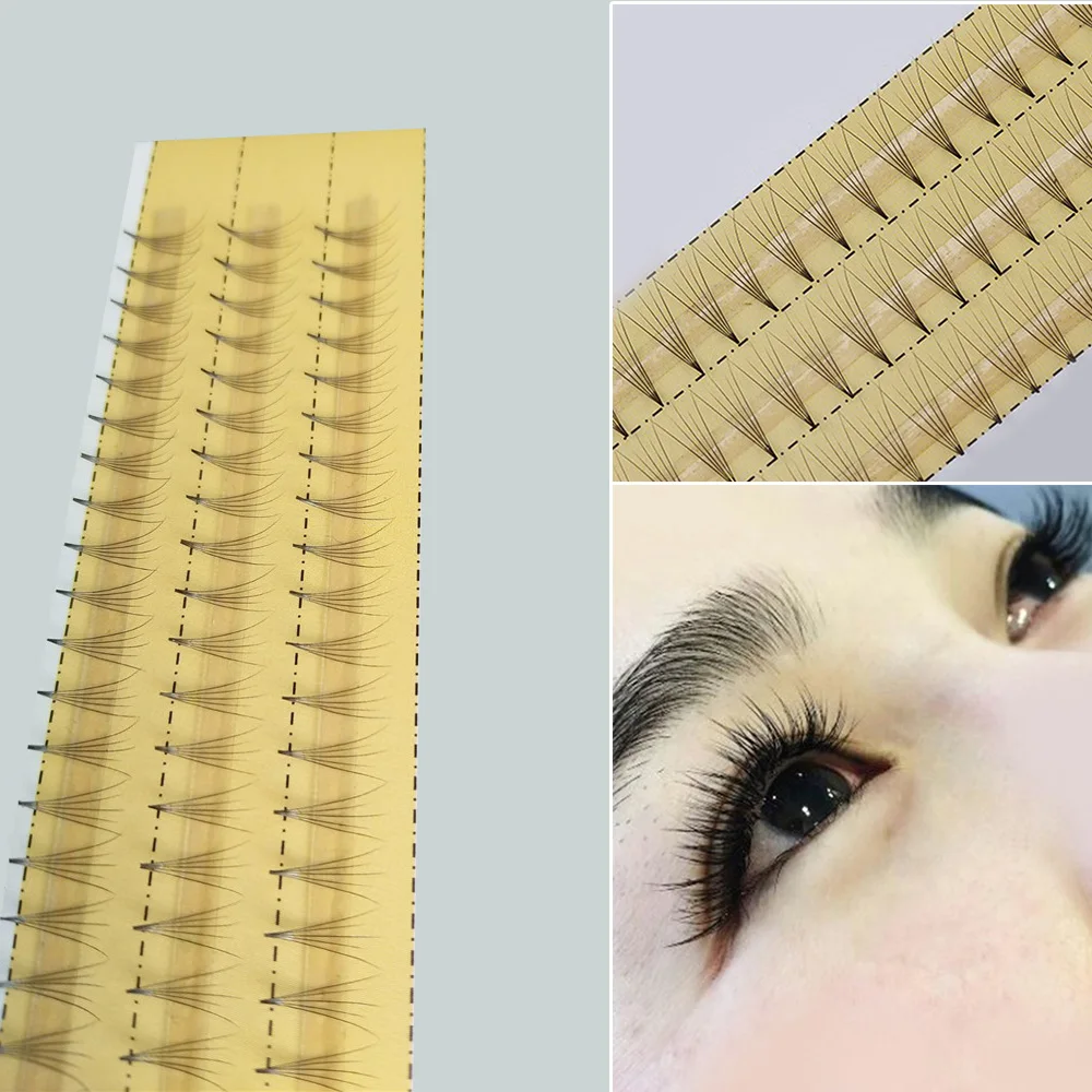 Расширение ресниц 8мм супер мягкое природное искусственное 3D-разделение ресниц кластера макияж красота здоровье поддельный.