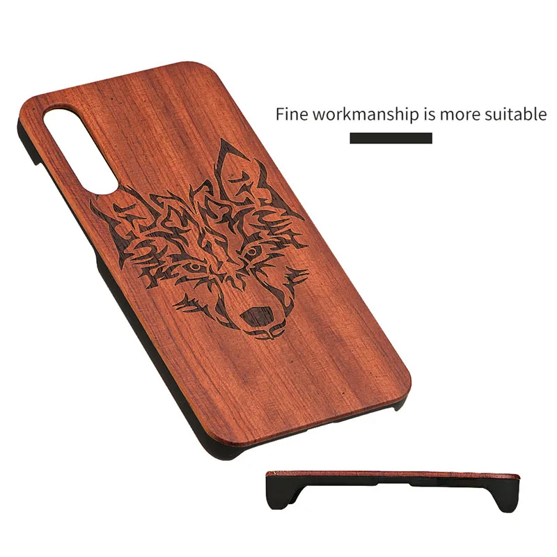 Huawei P20 Pro Wood Case Natural Back Cover Hard for P20Pro Lite Real Wooden Phone Cases | Мобильные телефоны и