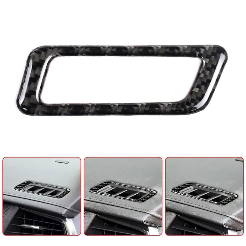 Carbon Fiber AC Vent Outlet Frame Trim Cover Sticker for Cadillac XT5 16-17 Car interior Decorative strip frame 105mm*35mm | Автомобили и