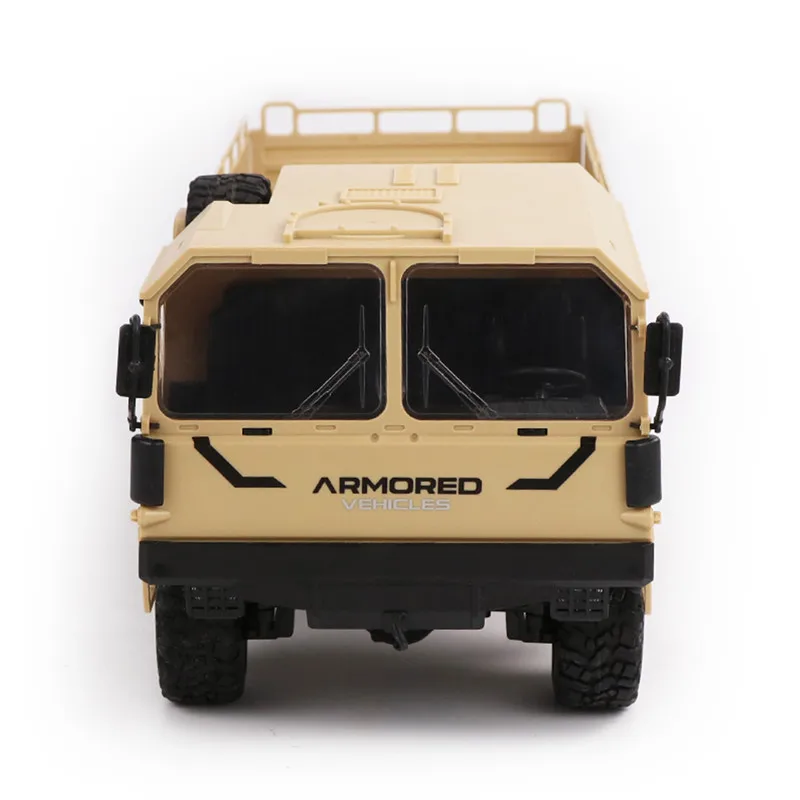 Радиоуправляемый автомобиль JJRC Q64 1/16 2 4G 6WD военный внедорожный рок гусеничный RTR