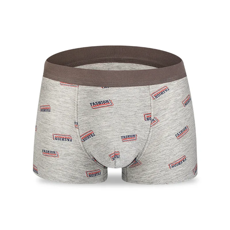 Мужское нижнее белье из мягкой дышащей хлопчатобумажной ткани удобные u выпуклые