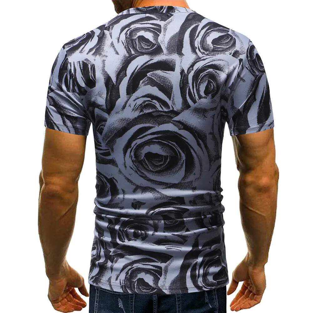 Новинка 2019 стильные модные облегающие мужские майки с круглым вырезом и коротким