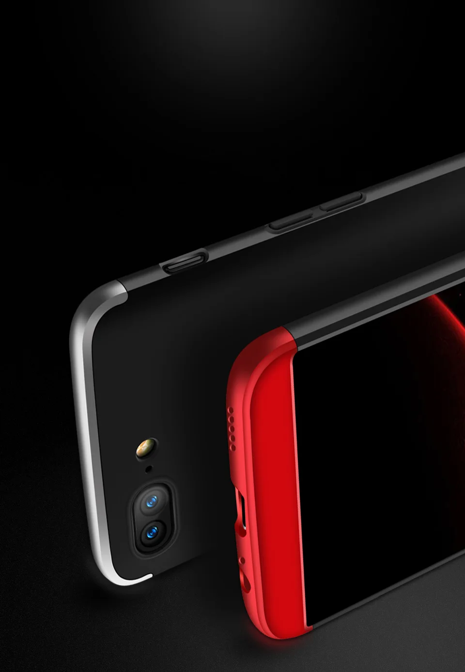 Xiaomi 8 case mobile phone shell three-section all-inclusive red rice 6pro hard hit color millet A2/6X/mi6/MAX protective cover |