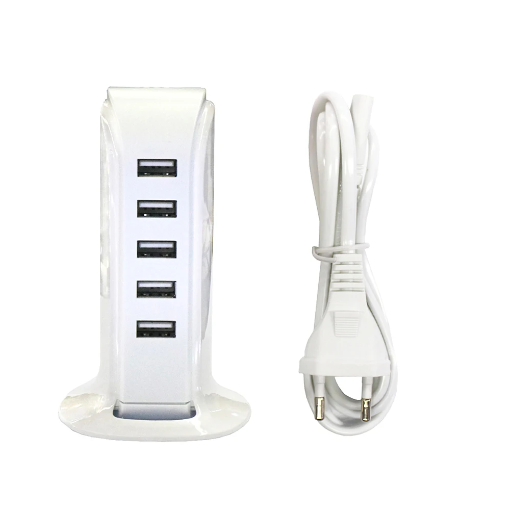5 USB портов зарядное устройство 30 вт адаптер питания концентратор 4A настенная