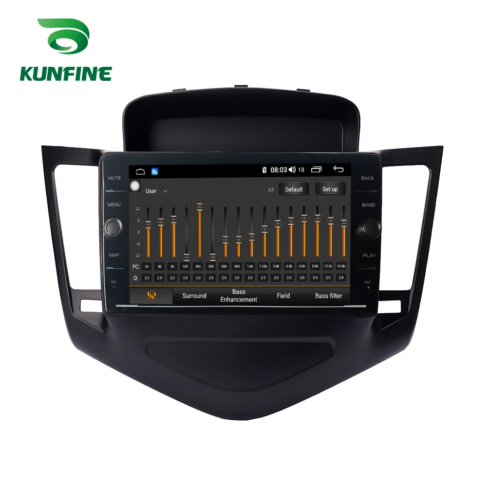 Восьмиядерный ПЗУ 64 ГБ Android 8 1 автомобильный DVD GPS навигационный плеер Deckless стерео
