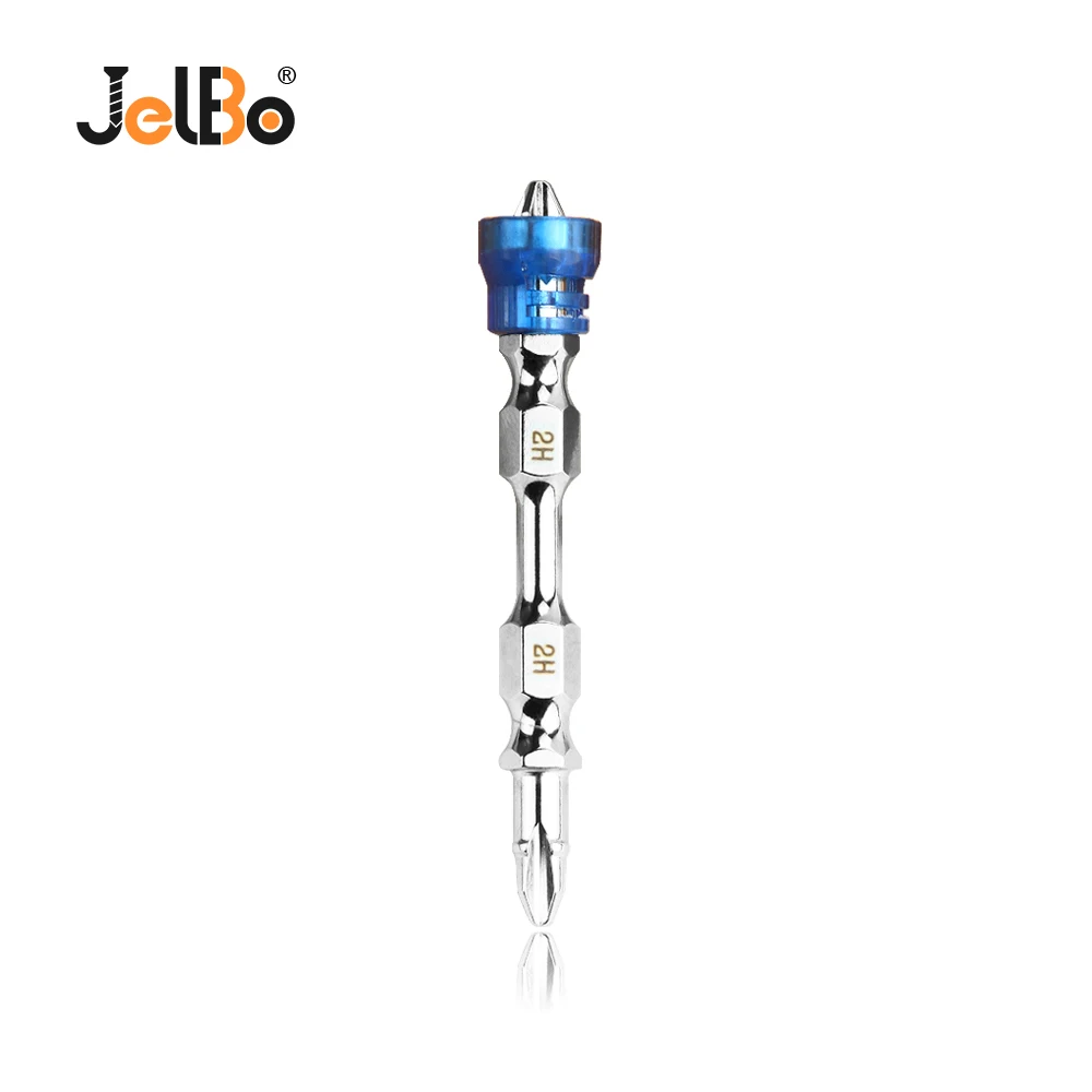 Jelbo 1 шт. синяя противоскользящая магнитная головка с двойной головкой