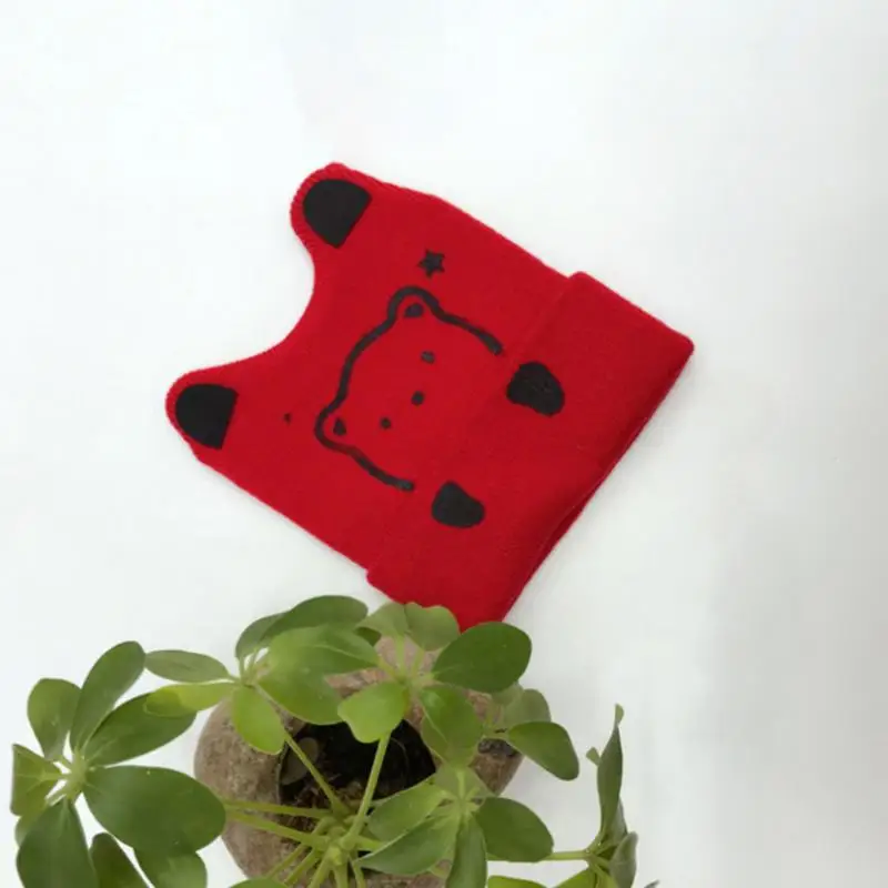 Autumn And Winter New Baby Knit Hat Children Unisex Cute Cartoon Bear Hedging Cap Warm Antifreeze Wool | Детская одежда и обувь