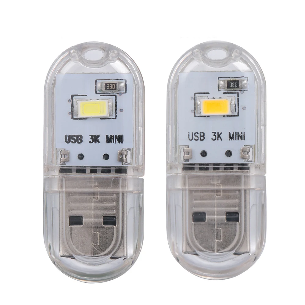CLAITE Портативный мини USB LED жёлтый декоративный светодиодный Дюралайт Ночной