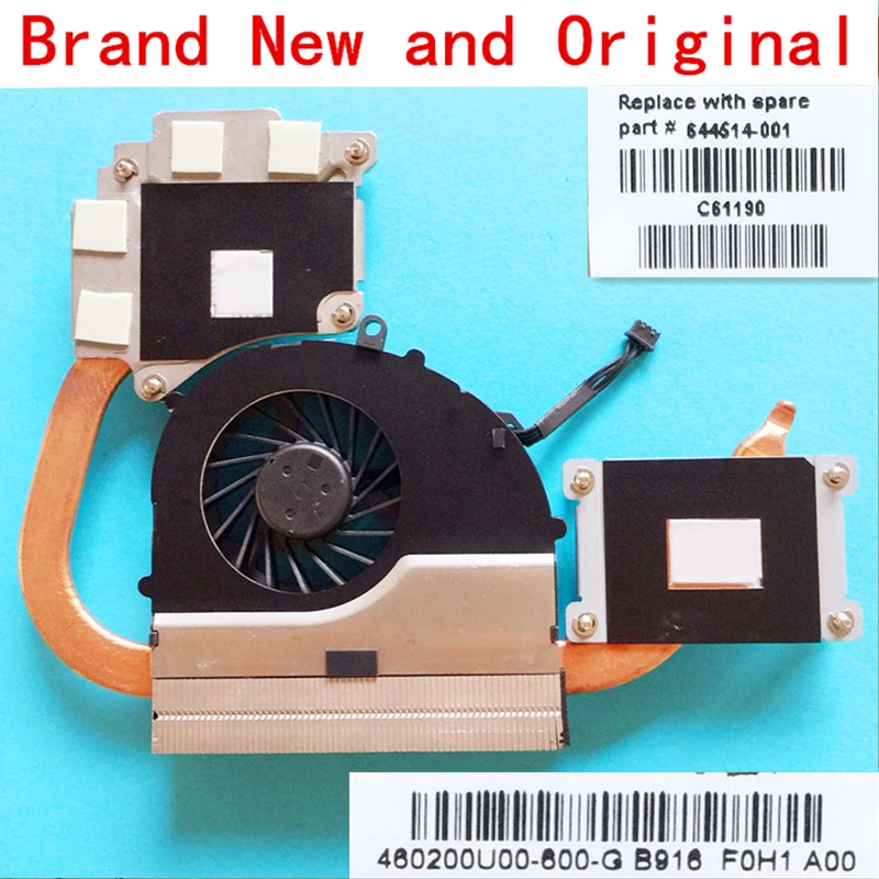 

New notebook CPU fan heatsink radiator copper tube module for HP Pavilion DV4-3116tx DV4-3124TX DV4-3114TX DV4-3115TX DV4-3010TX