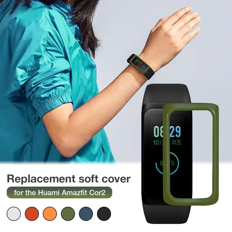 Для Huami AMAZFIT браслет защитный чехол для COR 2 замена мягкий Amazfit Cor2 высокое качество