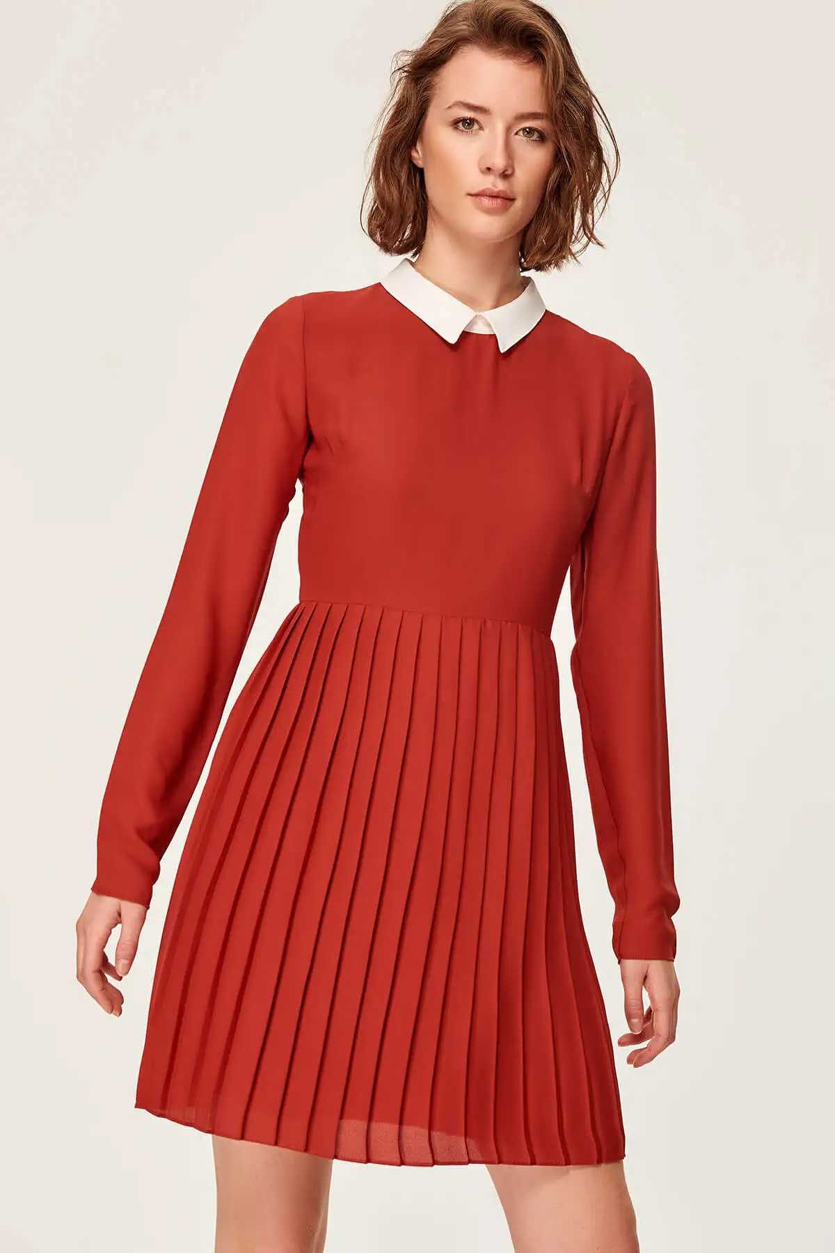 Trendyol платье с рисунком корицы TCLAW19LJ0146|Женские платья| |