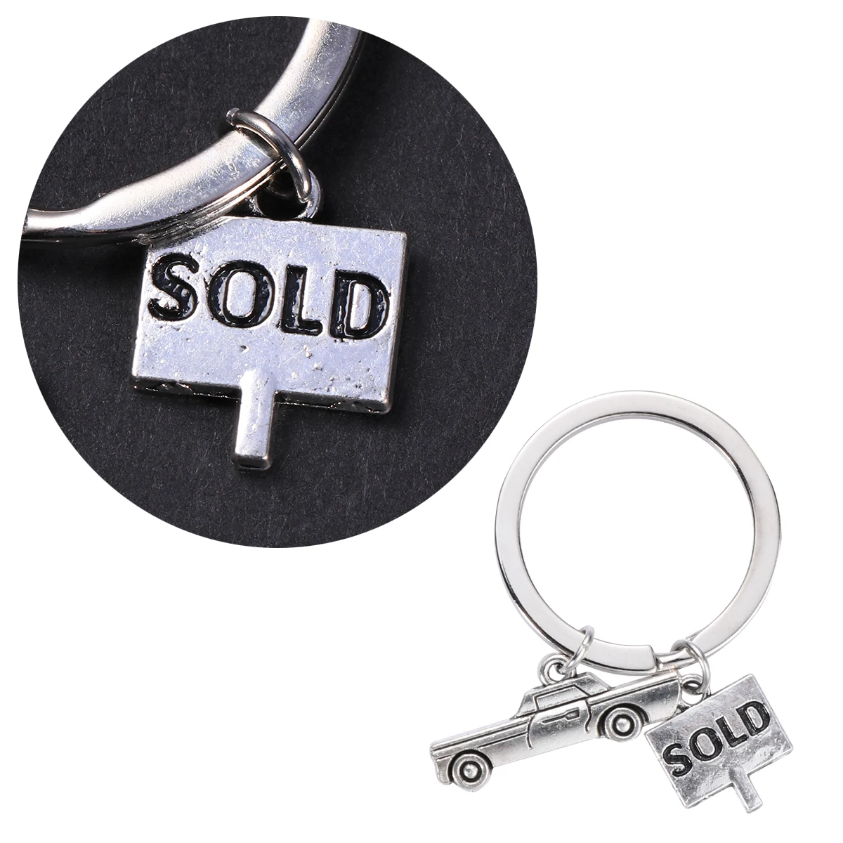 1 шт. брелок Модный маленький автомобиль узор мини металлический кошелек Декор