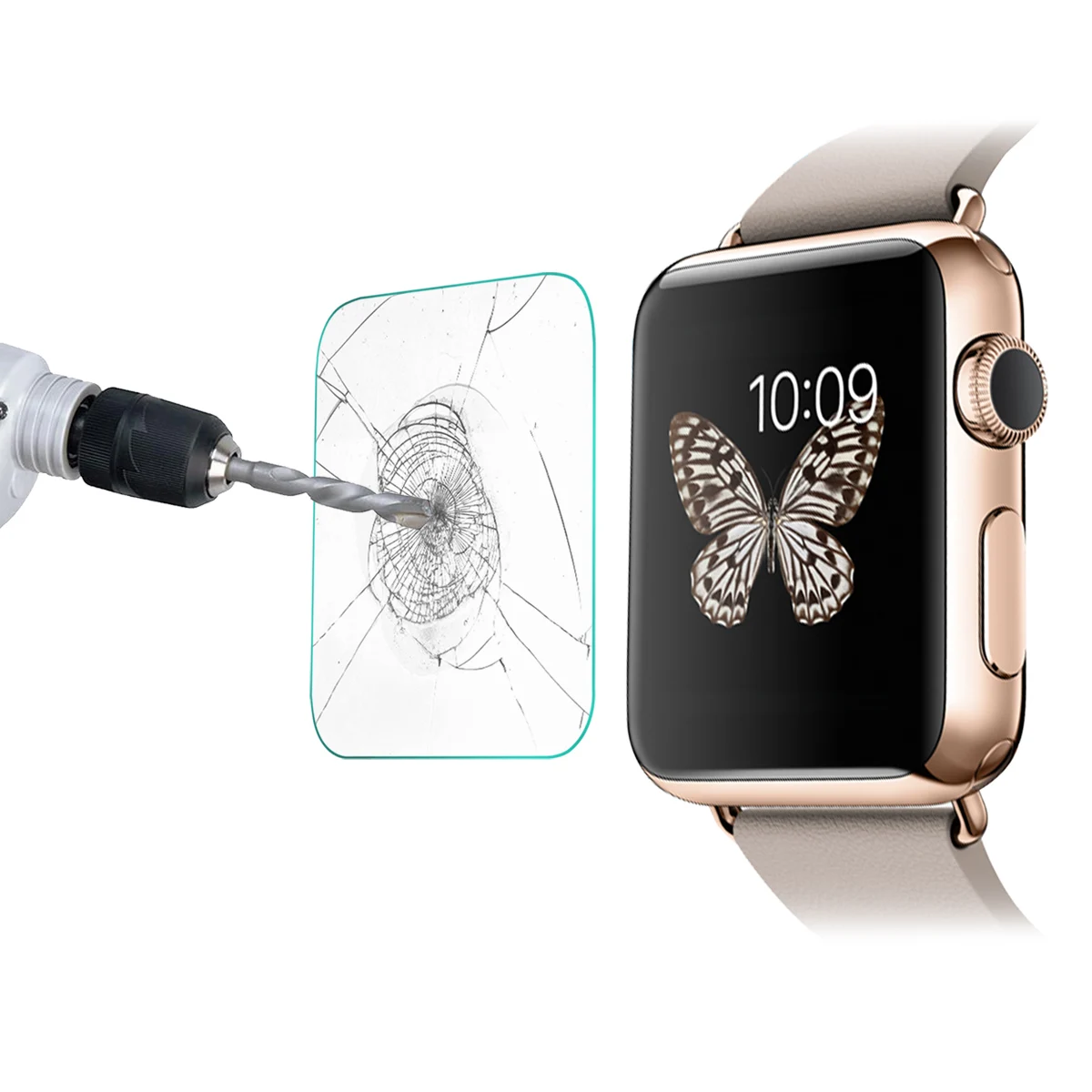 Премиум 2.5D тонкое 0 2 мм закаленное стекло для Apple Watch 42 Защита экрана смарт часов с