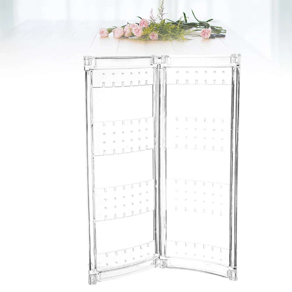 1 шт подставка для сережек Портативный акриловый ювелирный Органайзер уха