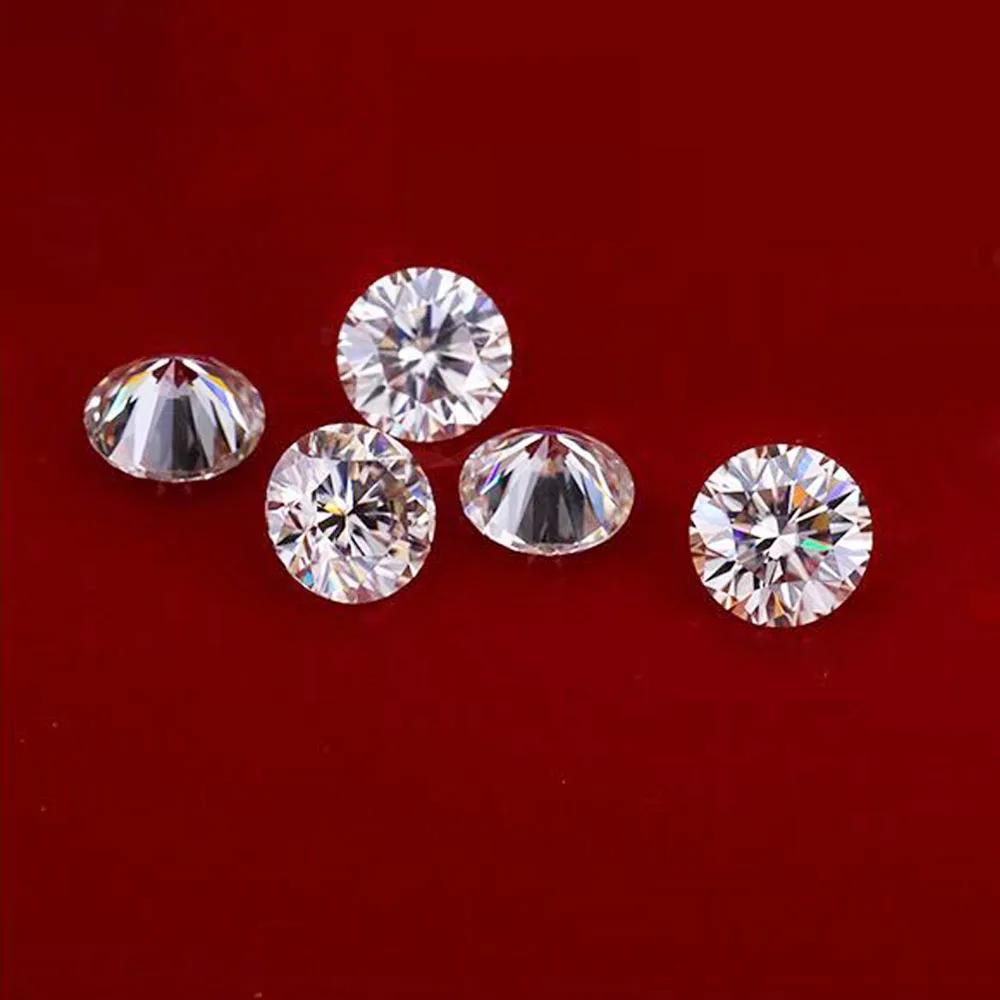 Оптовая цена EF цвет 0.4ct 4 5 мм четкость VVS круглой формы Блестящий огранка для