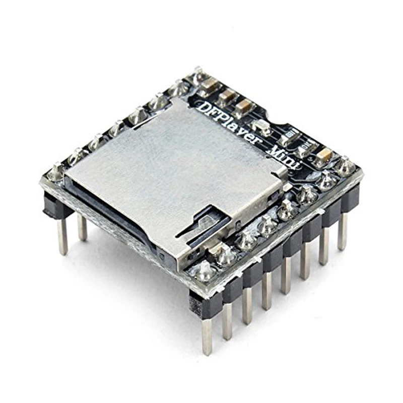 Мини модуль MP3 плеера tf карта u диск мини mp3 плеер аудио голосовой платы для Arduino DF