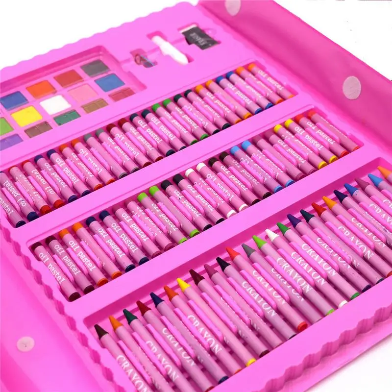 208 шт. детский набор для рисования масляные палочки кисти акварельные ручки