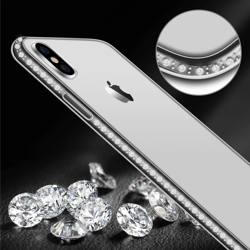 Мягкий чехол для iPhone XS MAX XR X 8 7 6S 6 Plus 5 SE прозрачные чехлы телефонов из ТПУ с