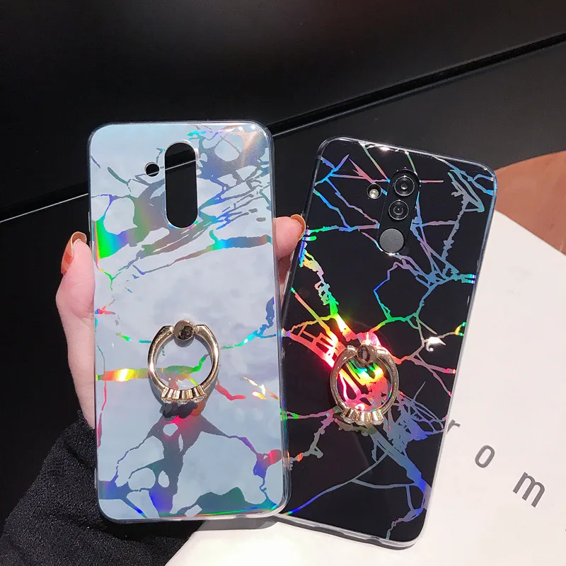 3cpizai кольцо держатель чехол для телефона huawei P20 Lite Mate20 PRO Nova 3i мягкий мраморный