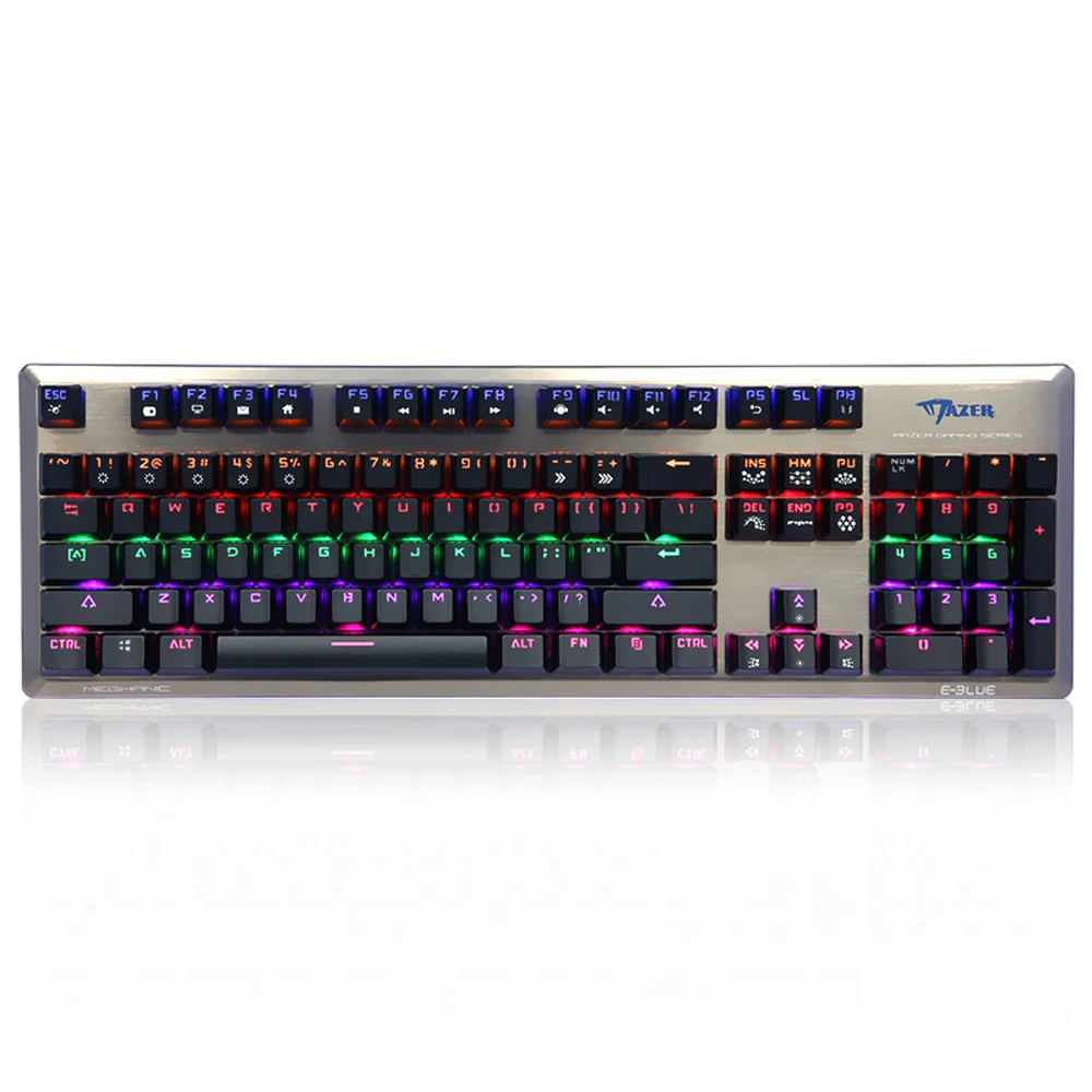 E 3LUE K727 NKRO Игры Механическая клавиатура Проводная с красочными Подсветка полный N