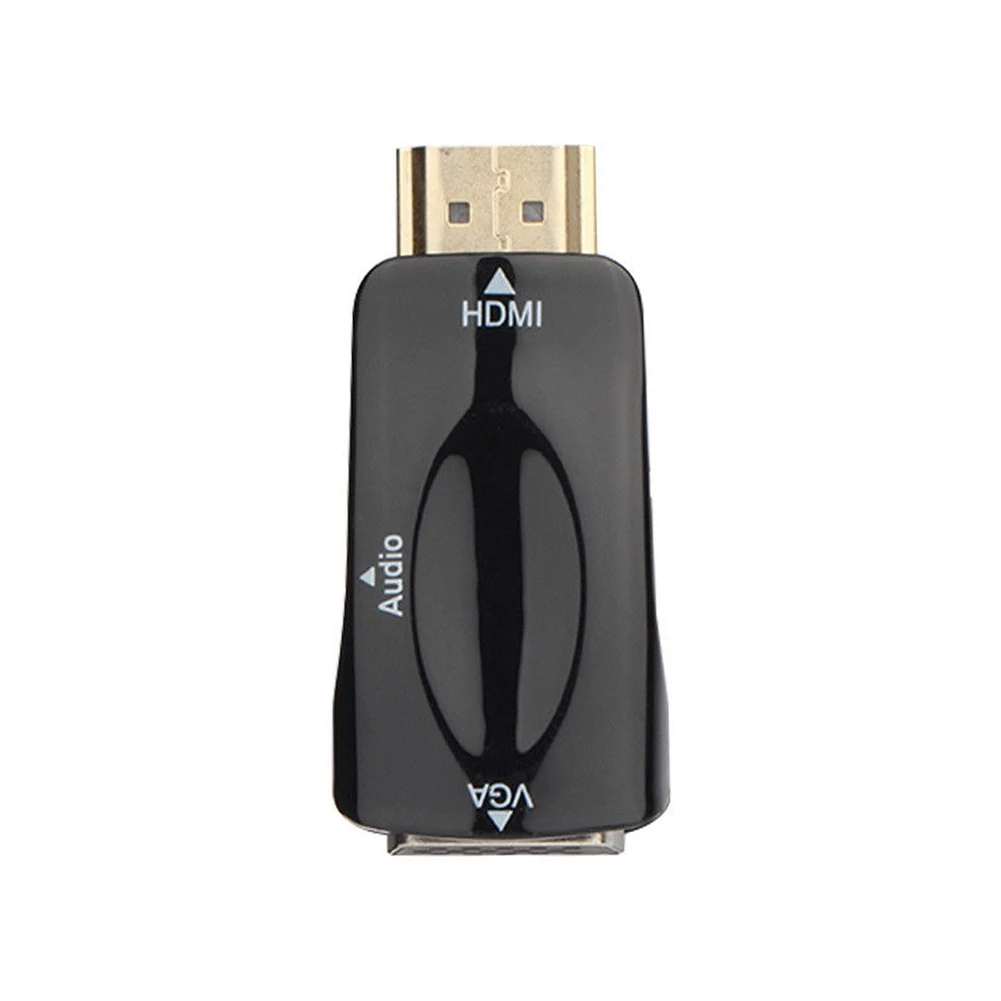 1080P HDMI к VGA Женский адаптер видео конвертер 3 5 мм аудио Выход USB передачи