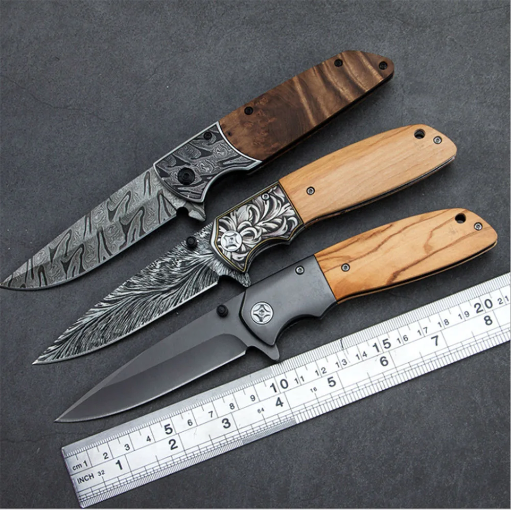 Складной нож OWL OD102 карманный нож-Сокол с черной ручкой охотничий тактические