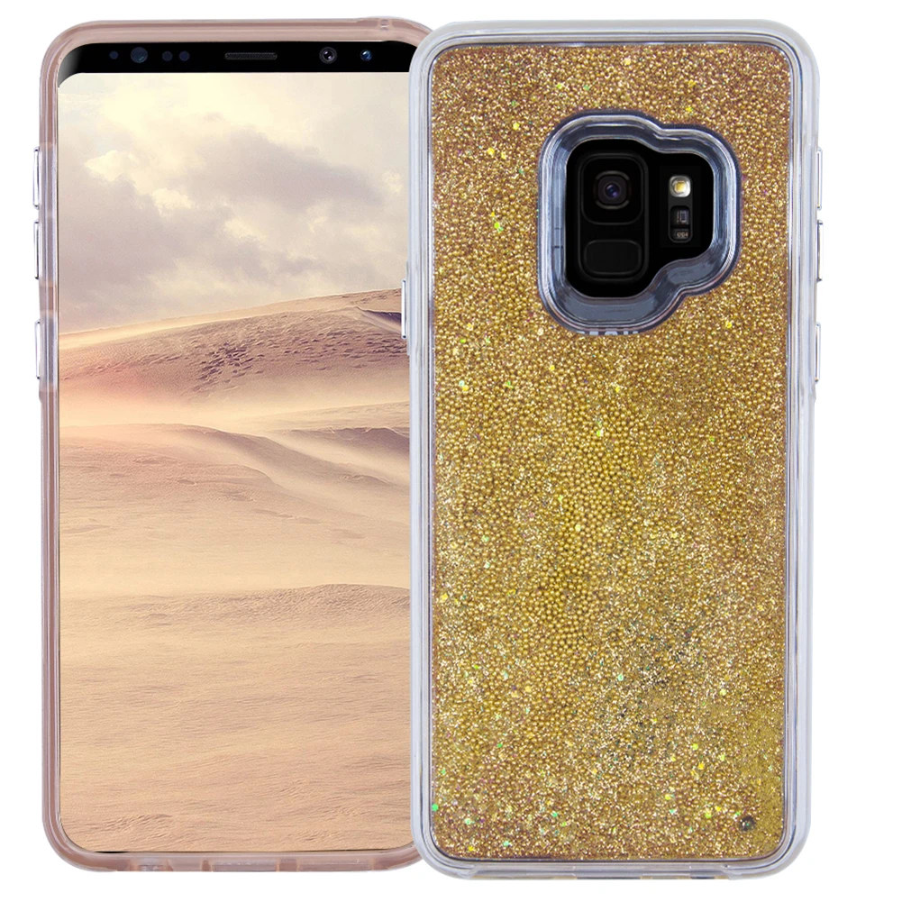 Зыбучий песок чехол для Samsung Galaxy S10/S10e/S10 Plus чехлы крышка 360 ТПУ Блестки Блестящий с
