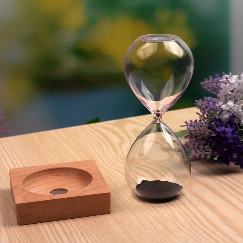 Бесплатная доставка 1 шт. часы с таймером из авагласа ручной работы магнитные