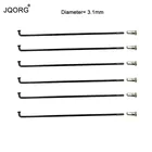 10G Черный Цвет спиц Диаметр 3,14 мм J-изгиб Электрический спицы мотоцикла для мотор для центрального движения колеса Длина в 60-280 мм Диапазон быть выполнены по индивидуальному заказу