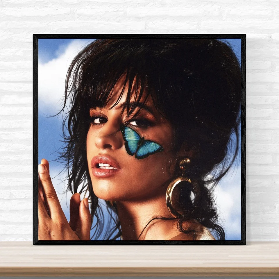 Camila Cabello Невыпущенный музыкальный альбом Обложка постер печать на холсте