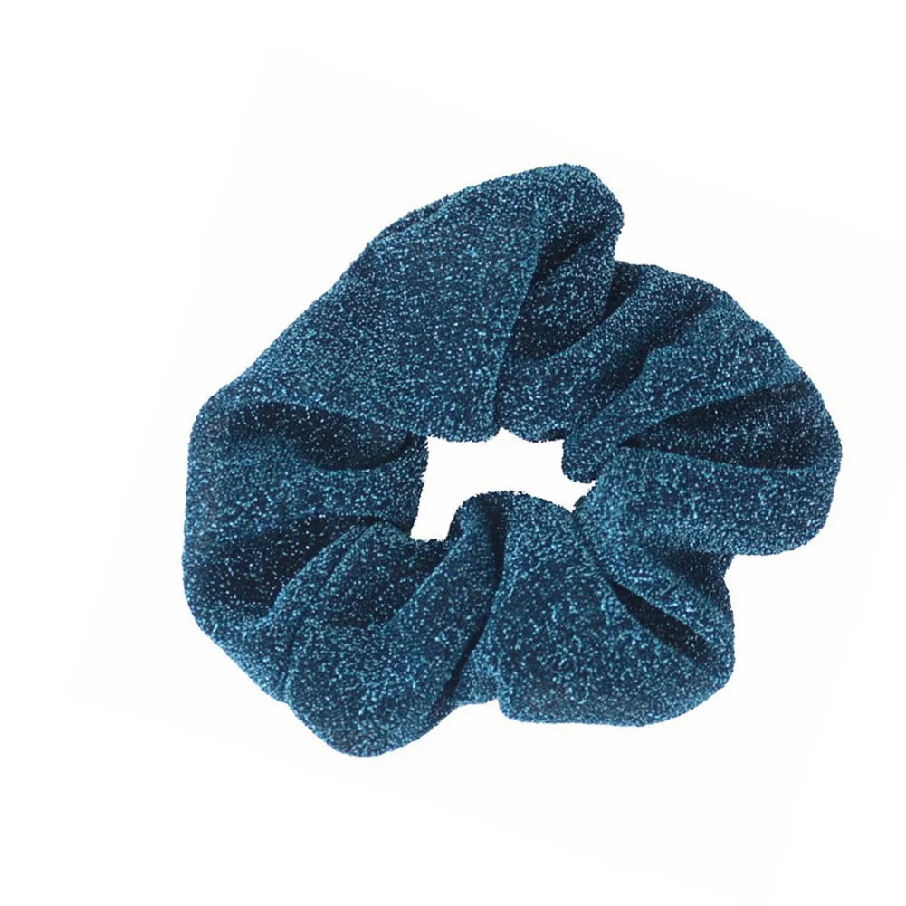 

Glitter Hair Scrunchies Elastic Shiny Hair Rubber Band Women Girls Pink Golden Color Ponytail Holder Hair Ties Rope Accessories