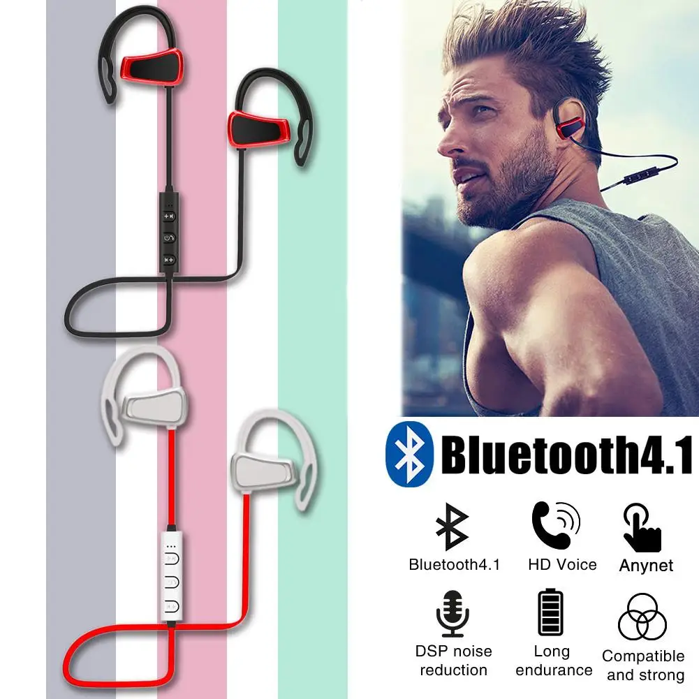 Беспроводные спортивные bluetooth-наушники с шейным креплением стерео IPX4
