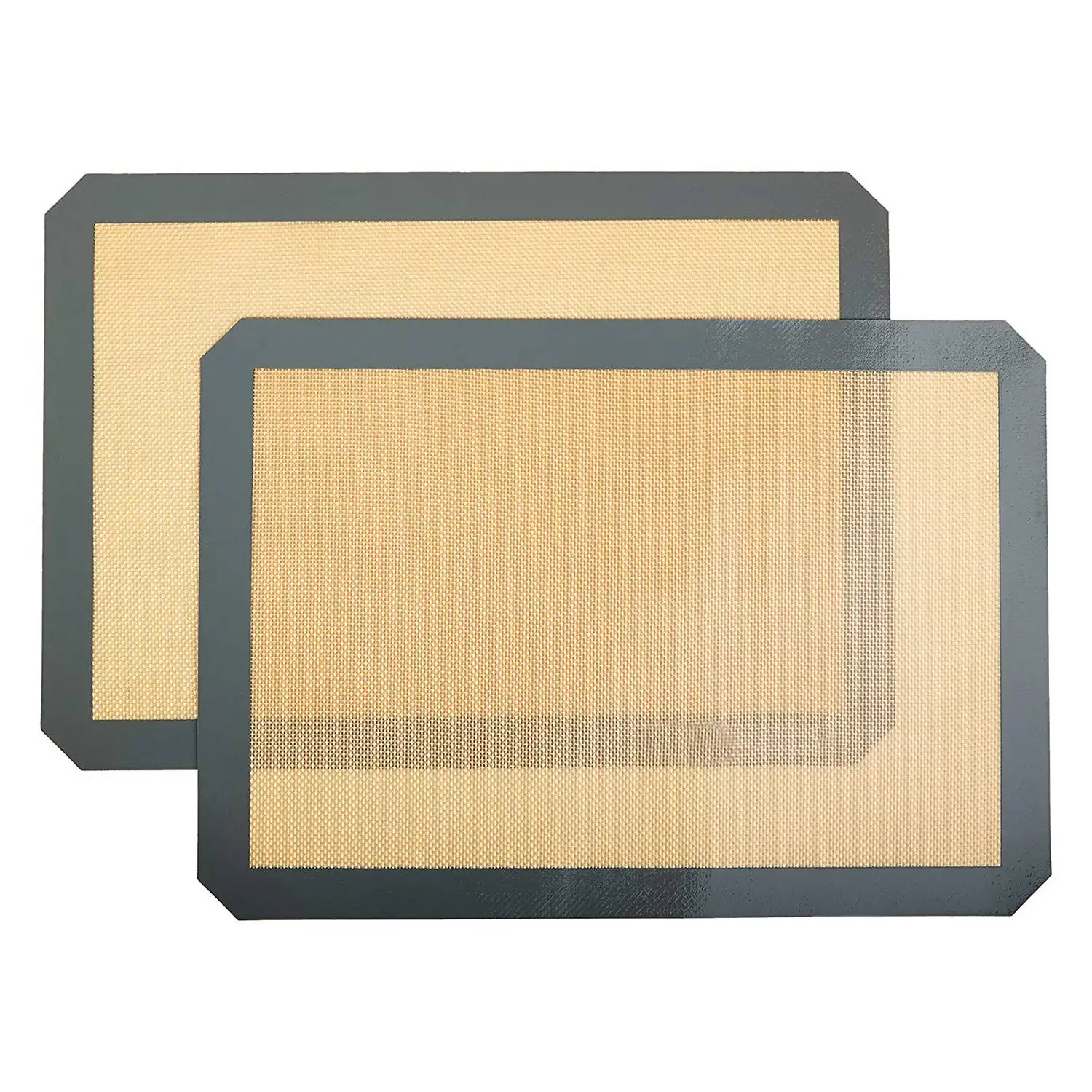 Силикагель выпечки Pad 4pcs Non Sticky коврик для плиты и прокатки торт/печенье