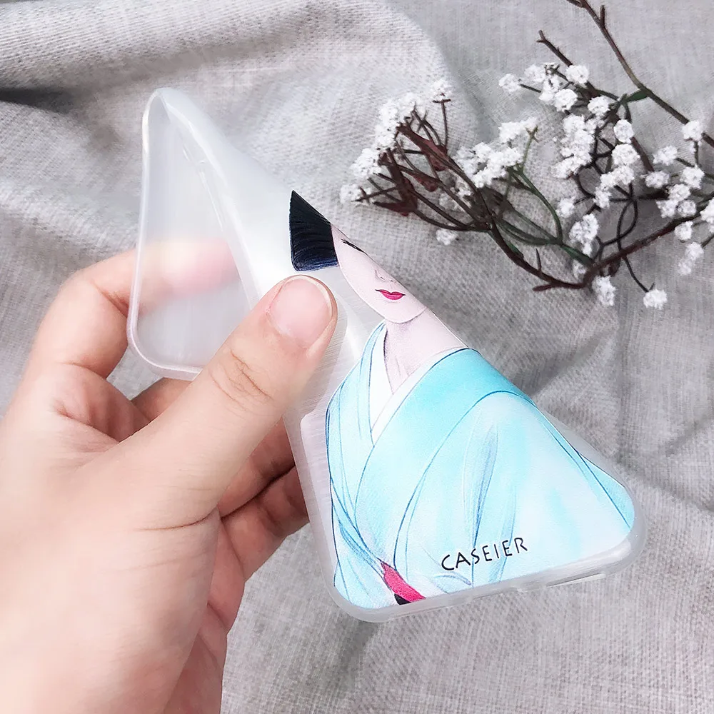 CASEIER чехол для iPhone 6 S X 7 8 Plus 5 5S SE Чехлы Мягкий силиконовый Samsung S8 S6 S7 Edge Note Kanagawa Wave |