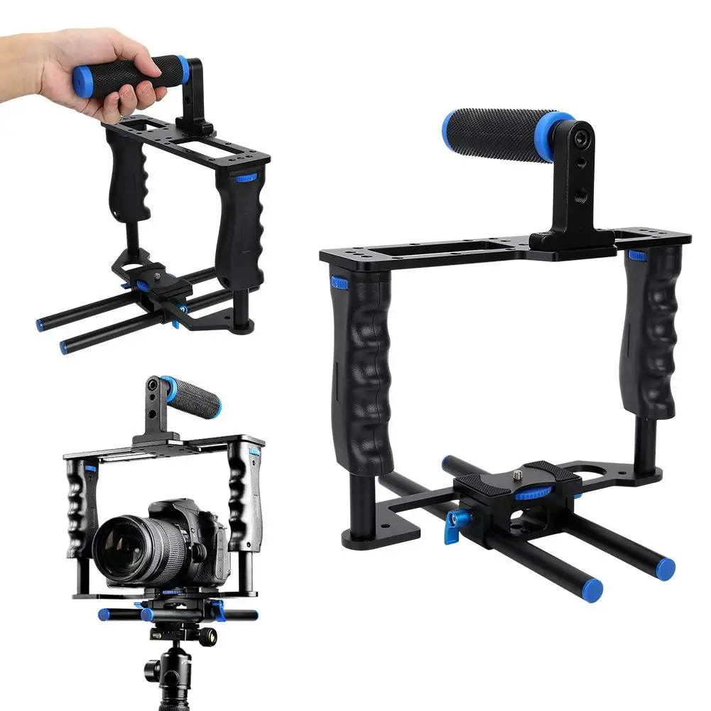 C2 DSLR камера крепление с верхней ручкой захват Photo Studio Kit кролик клетка