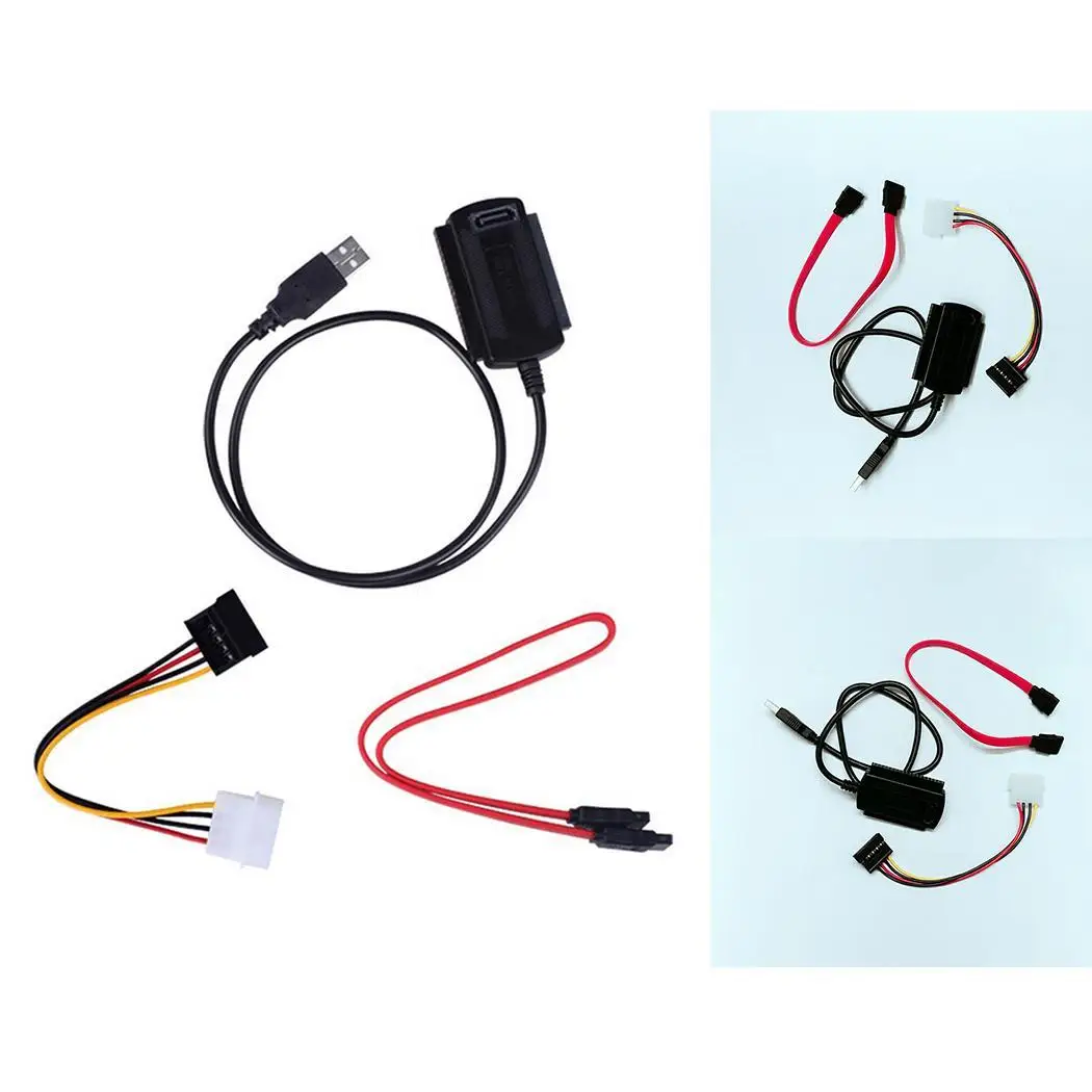 USB к IDE SATA кабель компьютер жесткий как изображение диск 30 см/11 8 дюйма адаптер 17 5