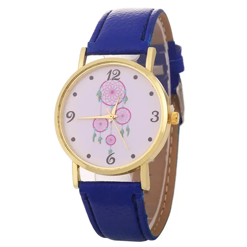 Reloj Mujer 2019 простой алмаз для женщин Аналоговые Кварцевые с кожанным РЕМЕШКОМ