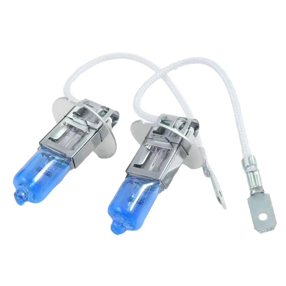 2 шт. DC 12V 55W H3 супер белый галогенный автомобильный противотуманный светильник