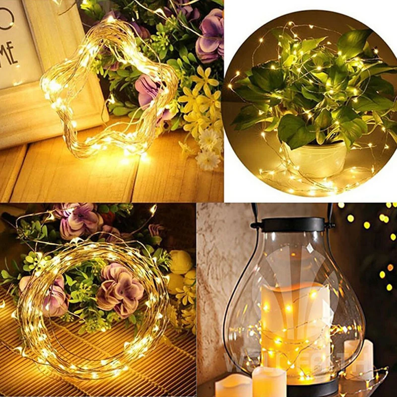 Retail 5M 50LED LED Copper Wire Fairy Garland Lamp String Lights Christmas Wedding Home Party Tree Decoration Powered | Освещение