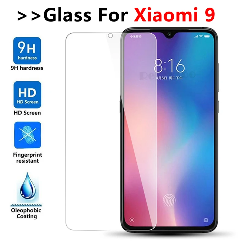 Закаленное стекло mi9 для Xiaomi mi 9 Защита экрана Защитное xiaomi9 Xiomi xiami front touch 9h |